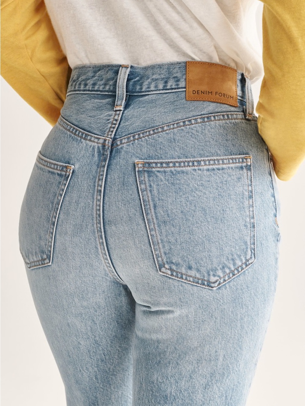 Denim Forum The Joni High Rise Loose 29L Straight Leg size 24 - Picture 2 of 15